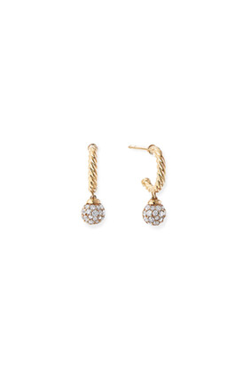 Solari Hoop Diamond Earrings